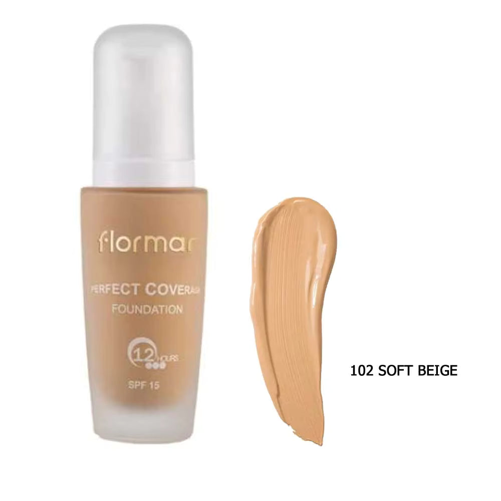 كريم أساس فلورمار بيرفكت كوفريدج (Flormar Perfect Coverage Foundation)