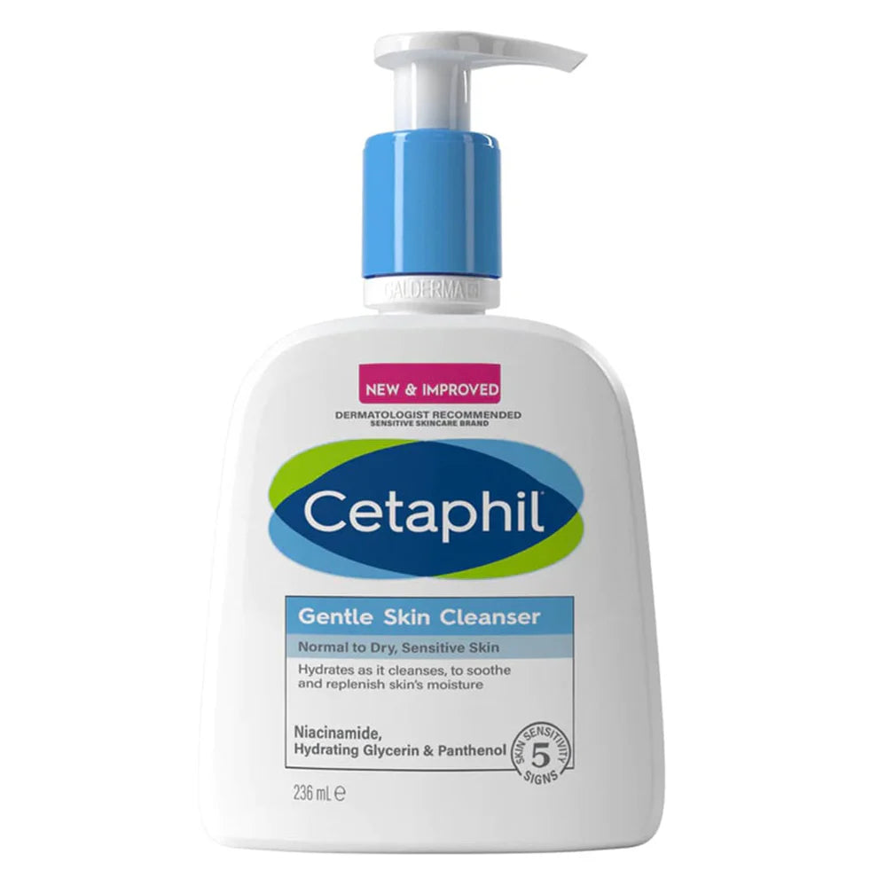 Cetaphil Gentle Skin Cleanser for Normal to Dry, Sensitive Skin - 236ml