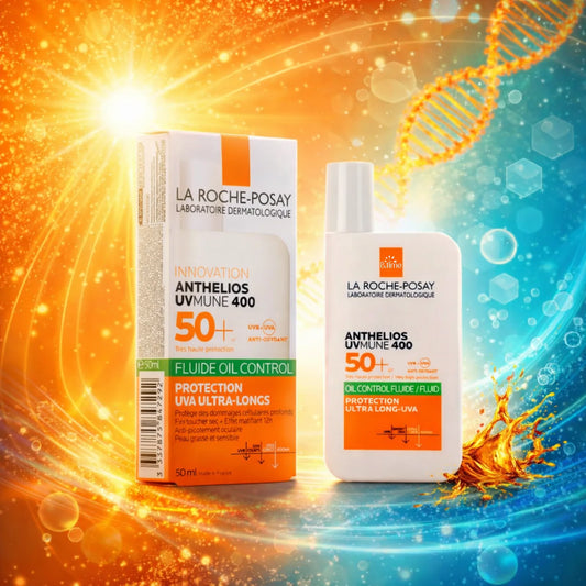 واقي شمس انثيليوس يو في ميون 400 للتحكم بالدهون من لاروش بوزيه – 50مل