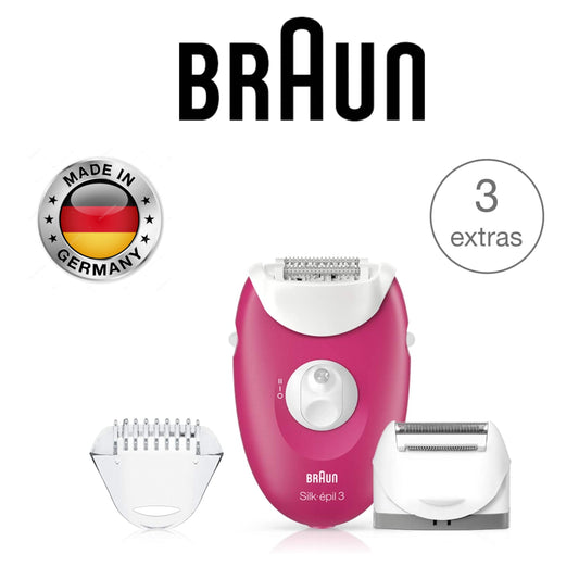 براون سيلك الة ازالة الشعر 3 في 1