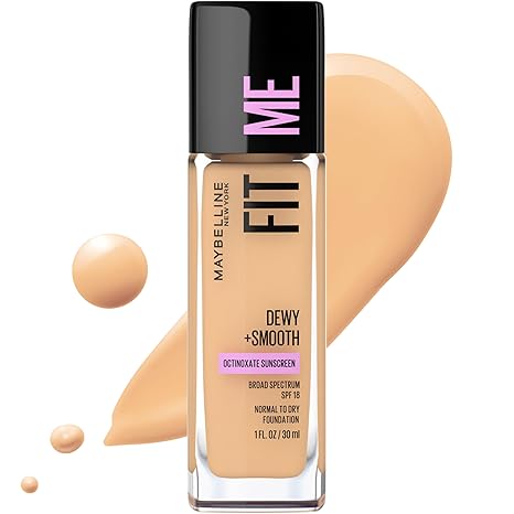 Maybelline New York Fit Me Matte Foundation, 30ml