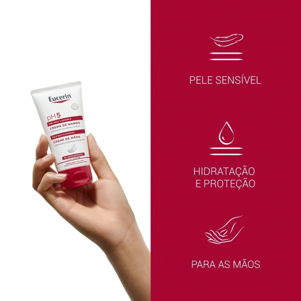 EUCERIN PH5 كريم ترطيب اليدين الذي يدوم طويلاً pH5 كريم اليدين