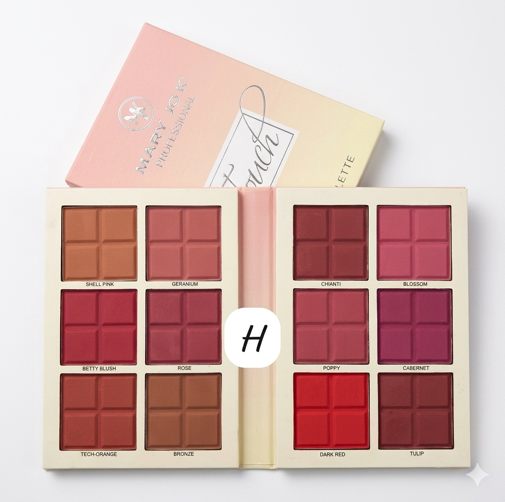 Mary Jo K Professional Blush Palette.