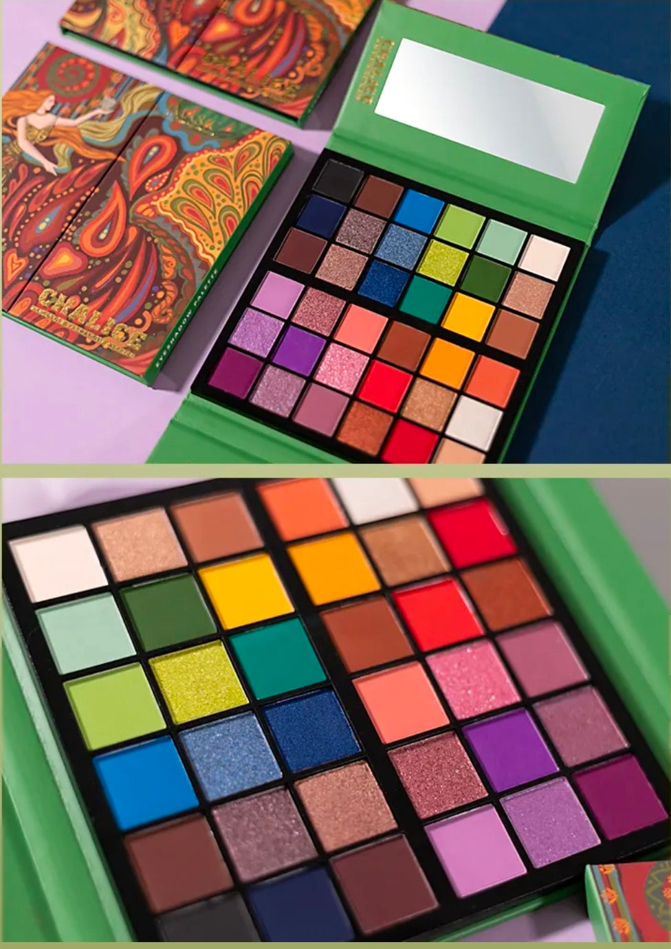 بالیت ظلال عيون ايماجيك برو تشاليس من كوسلوكس 36 لون، 30.8 غرام