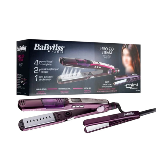 مكواة فرد الشعر بيبي ليس إي برو 230 بالبخار (BaByliss I-Pro 230 Steam)