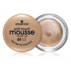 Essence Soft Touch Mousse foundation is a makeup product characterized by a light and delicate texture.