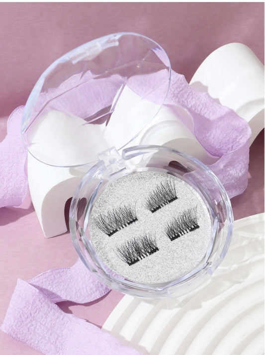 Handmade magnetic eyelashes made with magnetic technology