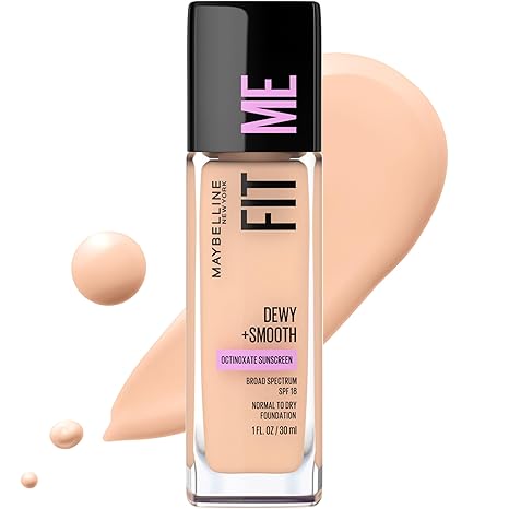 Maybelline New York Fit Me Matte Foundation, 30ml