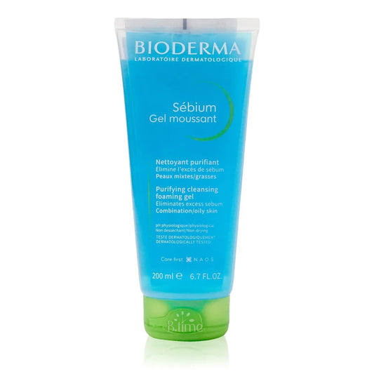 Bioderma Sebium Foaming Gel Cleanser for Oily and Combination Skin - 200ml