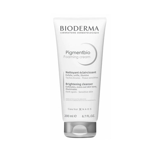 Bioderma Bio Foaming Cream Brightening, Exfoliating, and Moisturizing Cleanser - 200ml