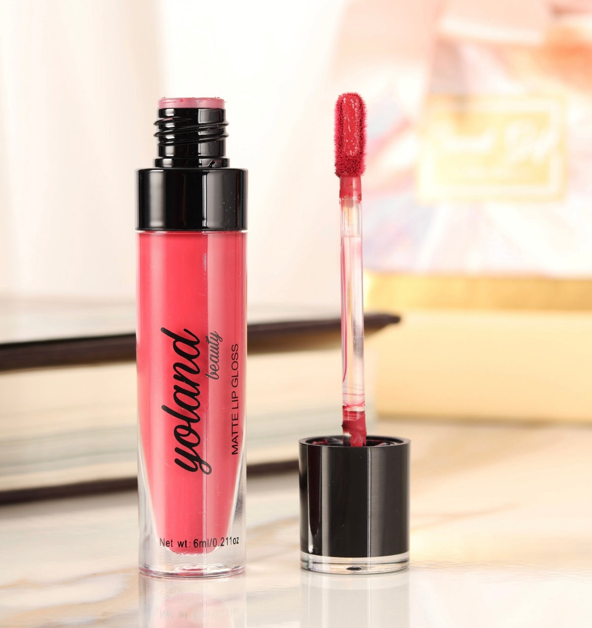 Yolande Beauty Liquid Gloss Lipstick, Shade 40