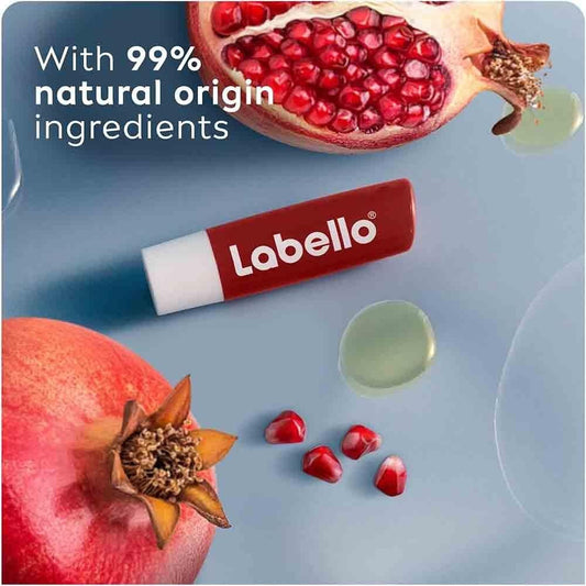 Labello Lip Balm, Lip Care and Moisture, Watermelon Shine, 4.8 g.