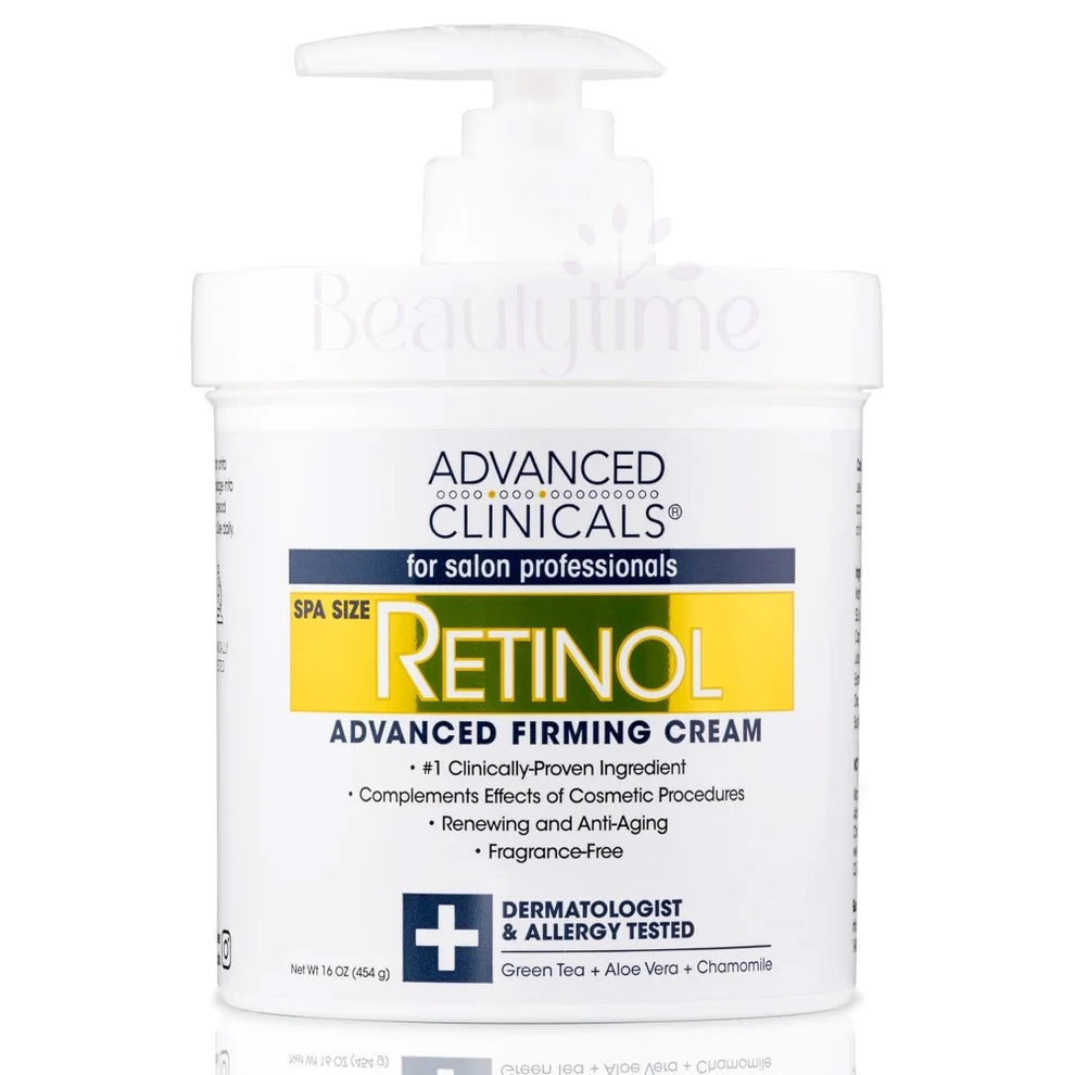 Advanced Clinicals Retinol Firming Cream - 454g