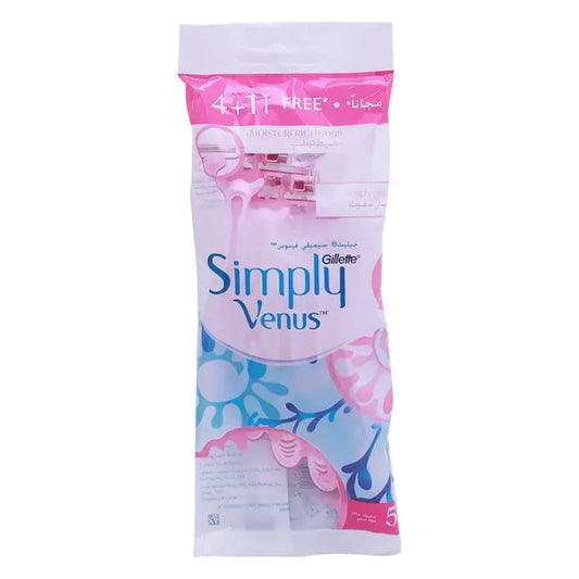 Gillette Venus Simply Women's Razor Blades - 4 count + 1 free