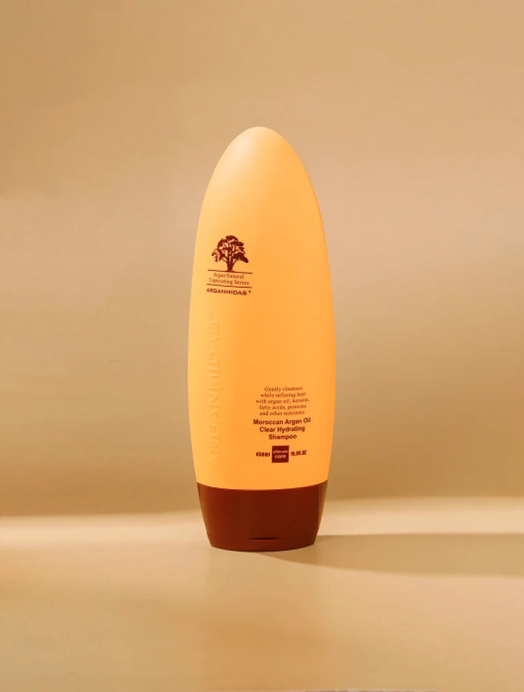 Arganmidas Moroccan Argan Oil Shampoo for Treated, Dry, and Damaged Hair - 450ml