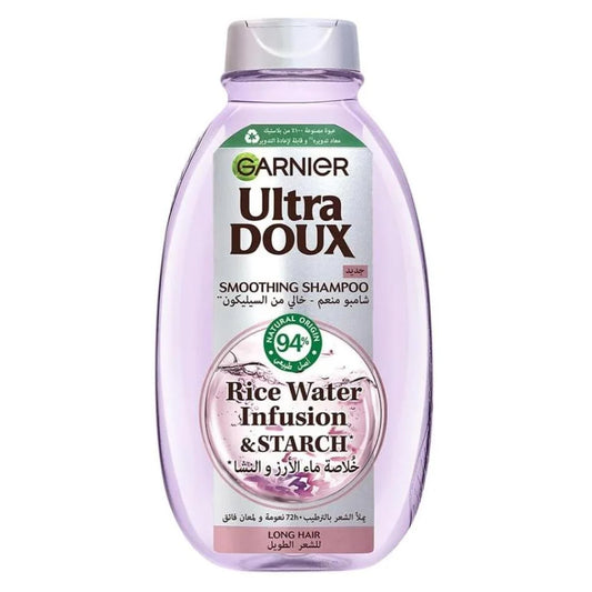 Garnier Ultra Doux Rice Water and Starch Extract Shampoo - 400 ml