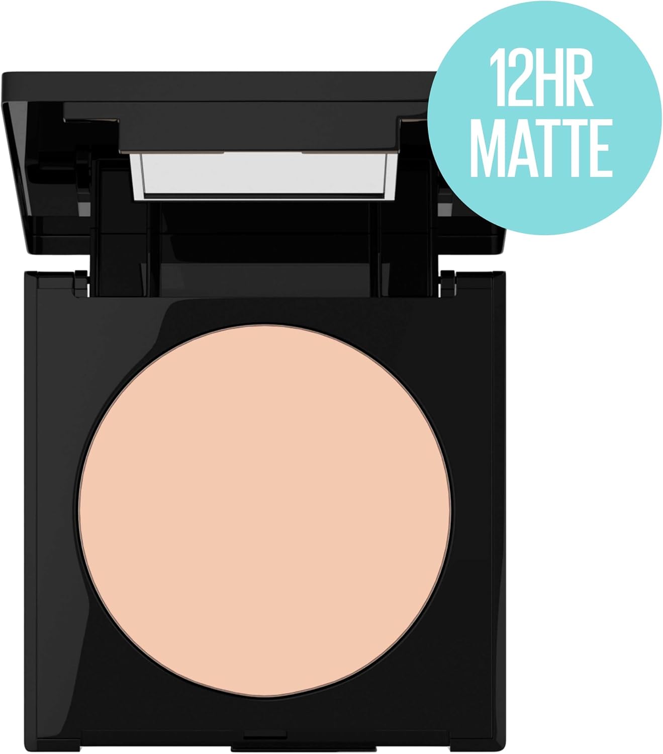 مايبيلين فيت مي مات + بودرة الوجه المضغوطة بدون مسامات وبودرة تثبيت الوجه،