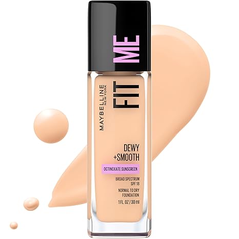 Maybelline New York Fit Me Matte Foundation, 30ml