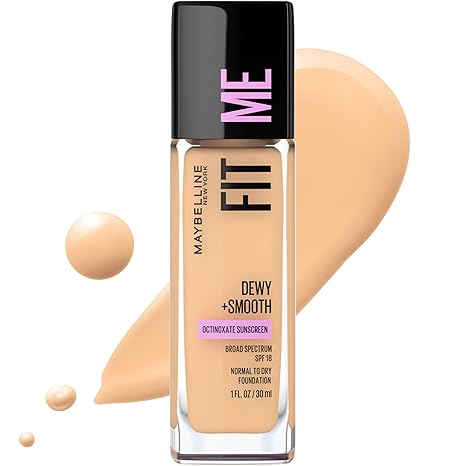 Maybelline New York Fit Me Matte Foundation, 30ml