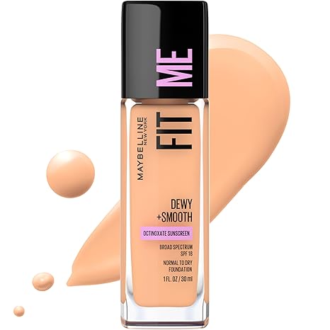 Maybelline New York Fit Me Matte Foundation, 30ml