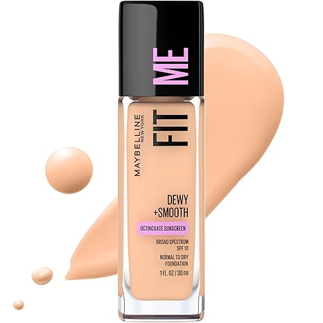 Maybelline New York Fit Me Matte Foundation, 30ml