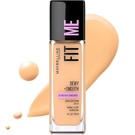 Maybelline New York Fit Me Matte Foundation, 30ml