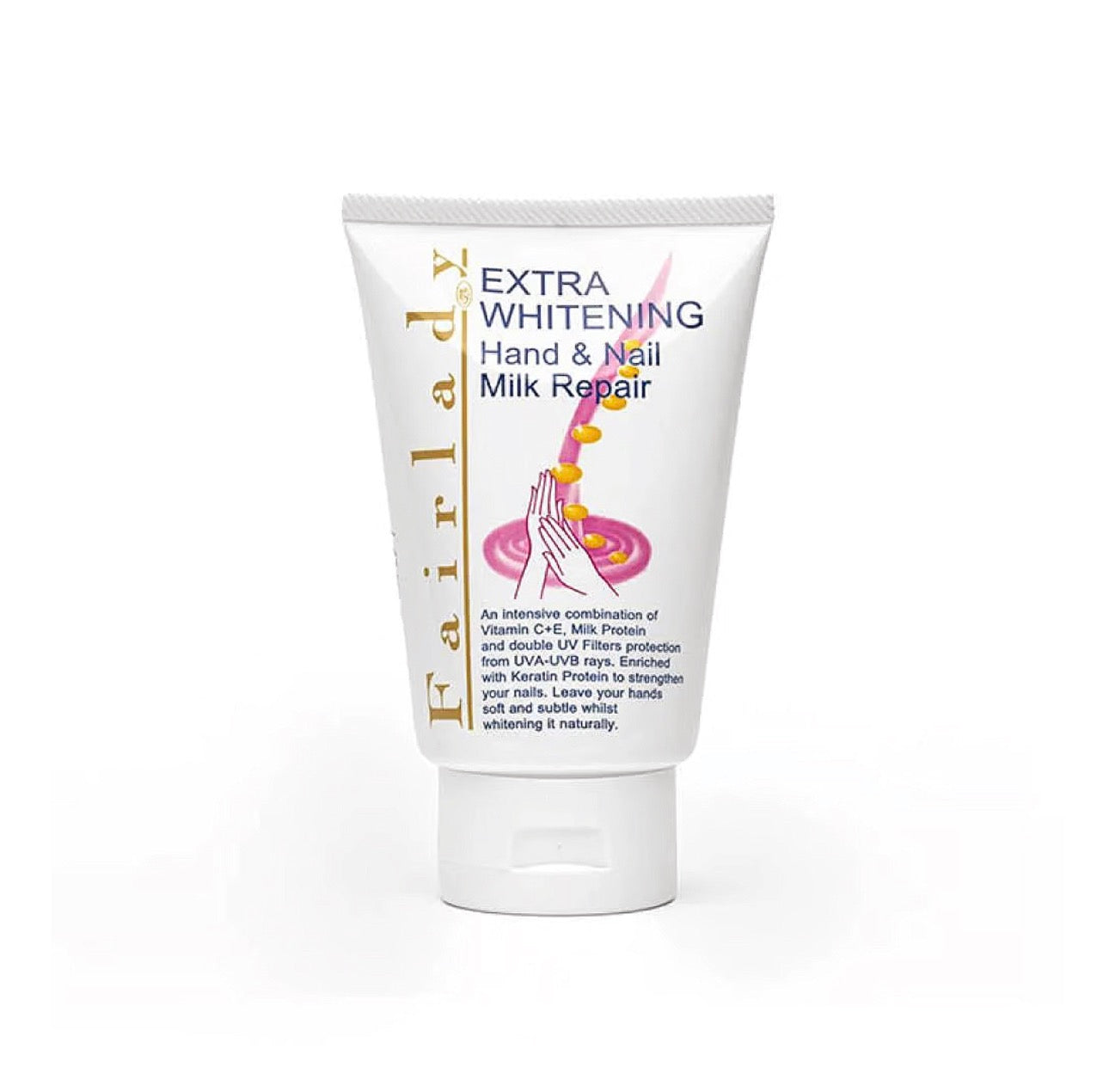 Fair Lady Daily Hand and Nail Care Cream with Milk, 100ml