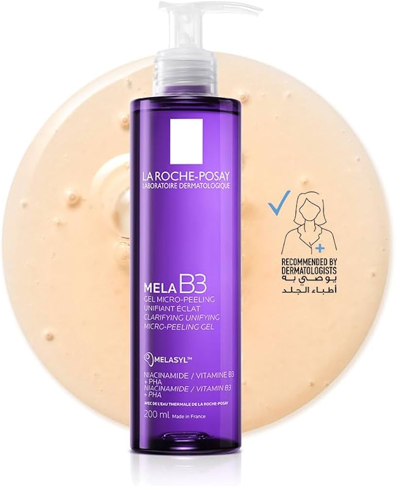 La Roche-Posay Mela B3 Dark Spot Corrector Cleanser with Niacinamide for All Skin Types, 200 ml