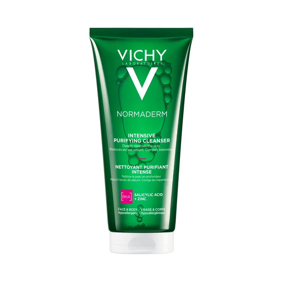 Vichy Normaderm Phytosolution Purifying Gel 200ml - Face Wash for Oily and Acne-Prone Skin