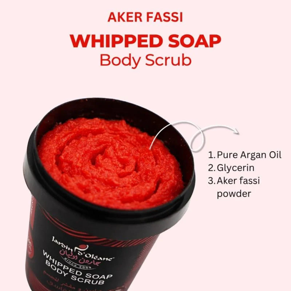 Garden Olean Aker Fassi Soap and Body Scrub - 500g