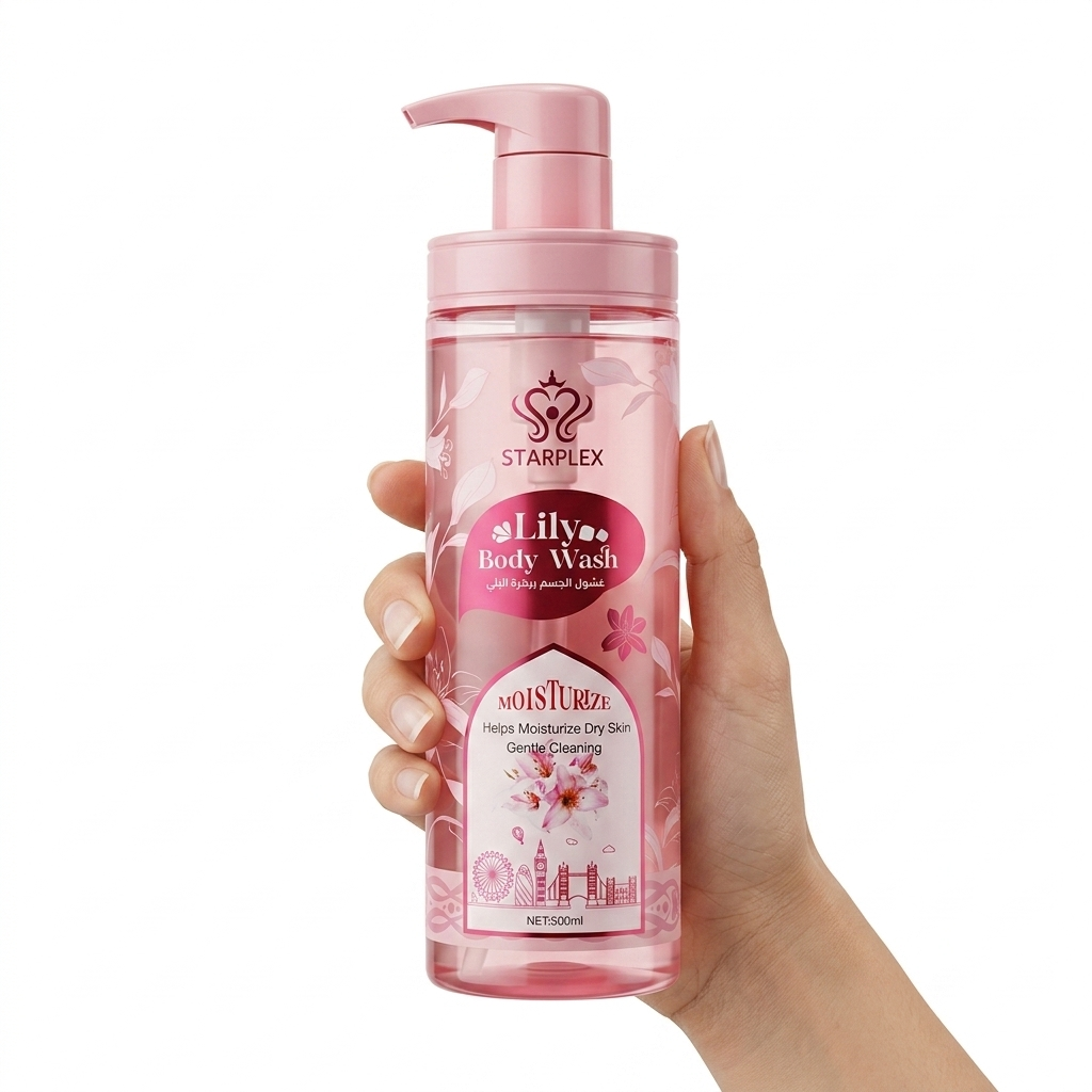 غسول للجسم من ستار بليكس (Starplex Lily Body Wash) بحجم 500 مل