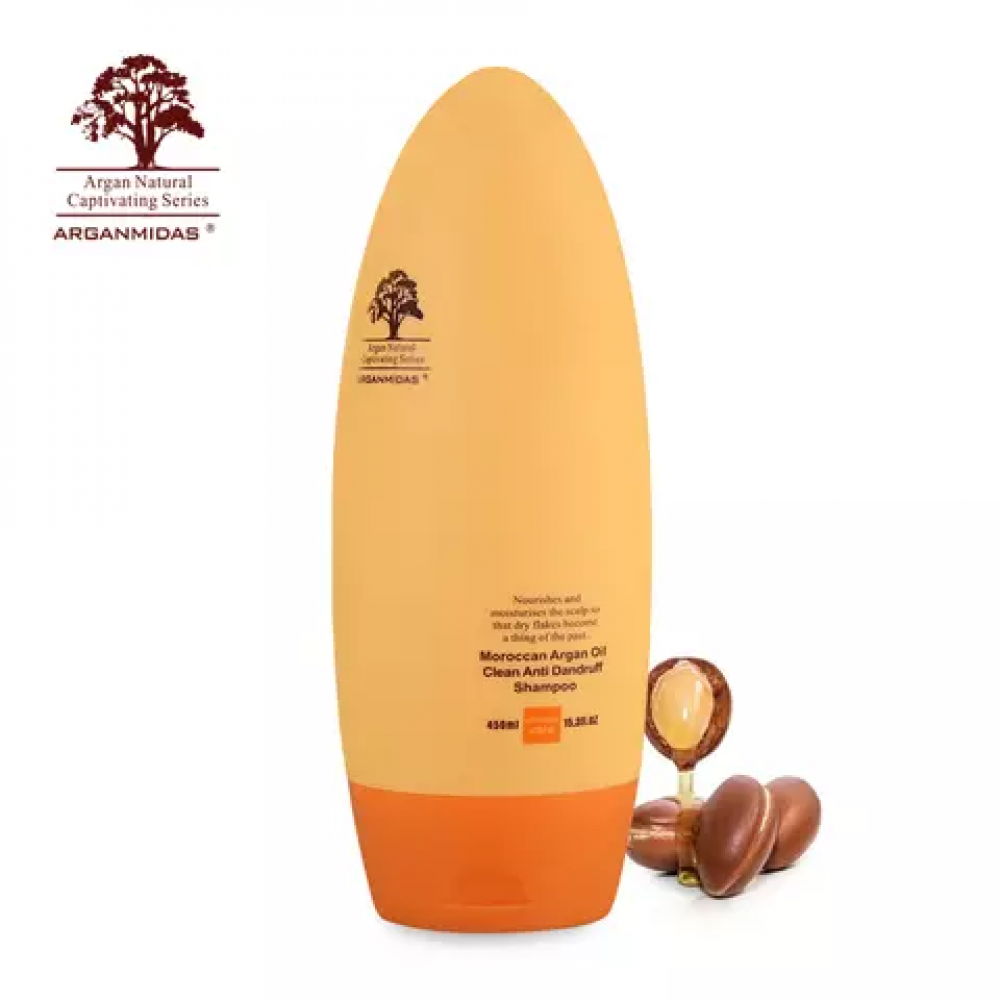 Arganmidas Moroccan Argan Oil Shampoo for Treated, Dry, and Damaged Hair - 450ml