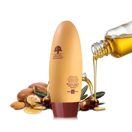 Arganmidas Moroccan Argan Oil Shampoo for Treated, Dry, and Damaged Hair - 450ml