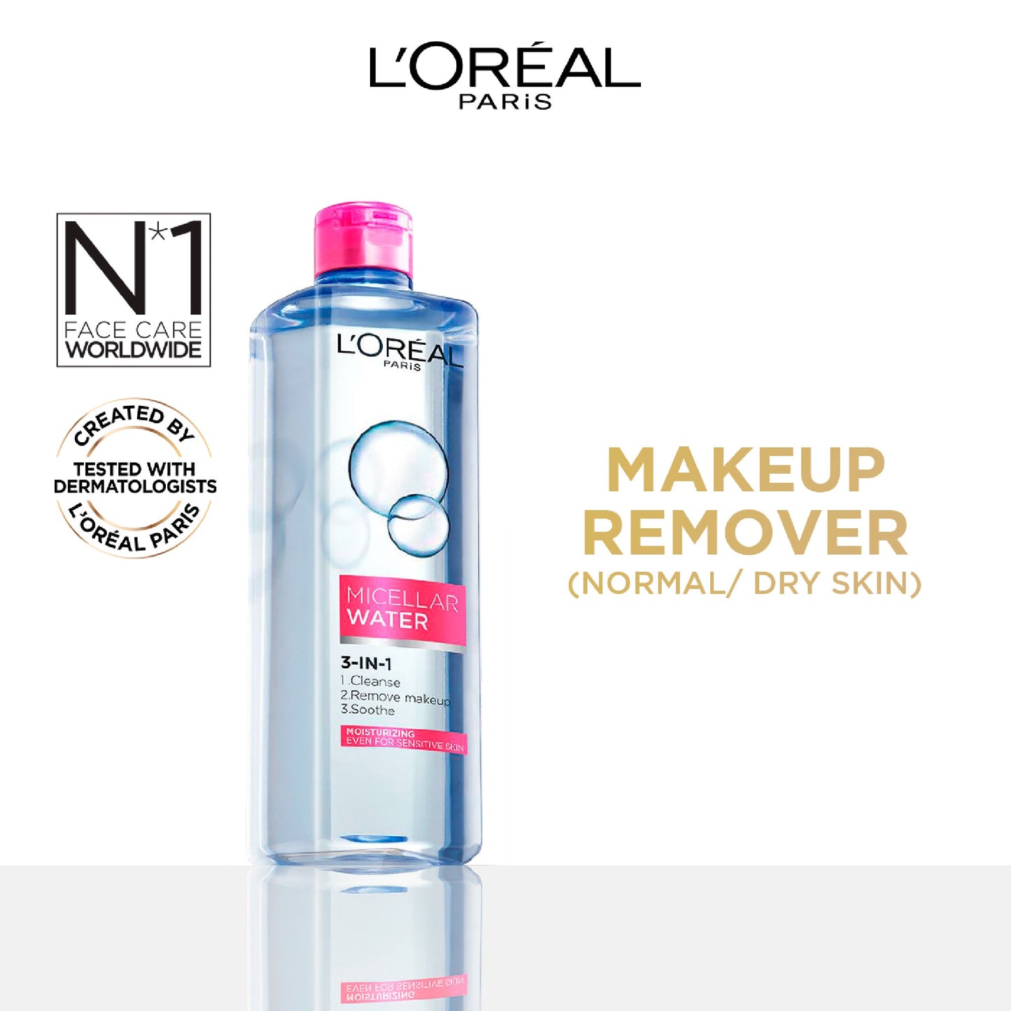 L'Oréal Paris 3-in-1 Moisturizing Micellar Water