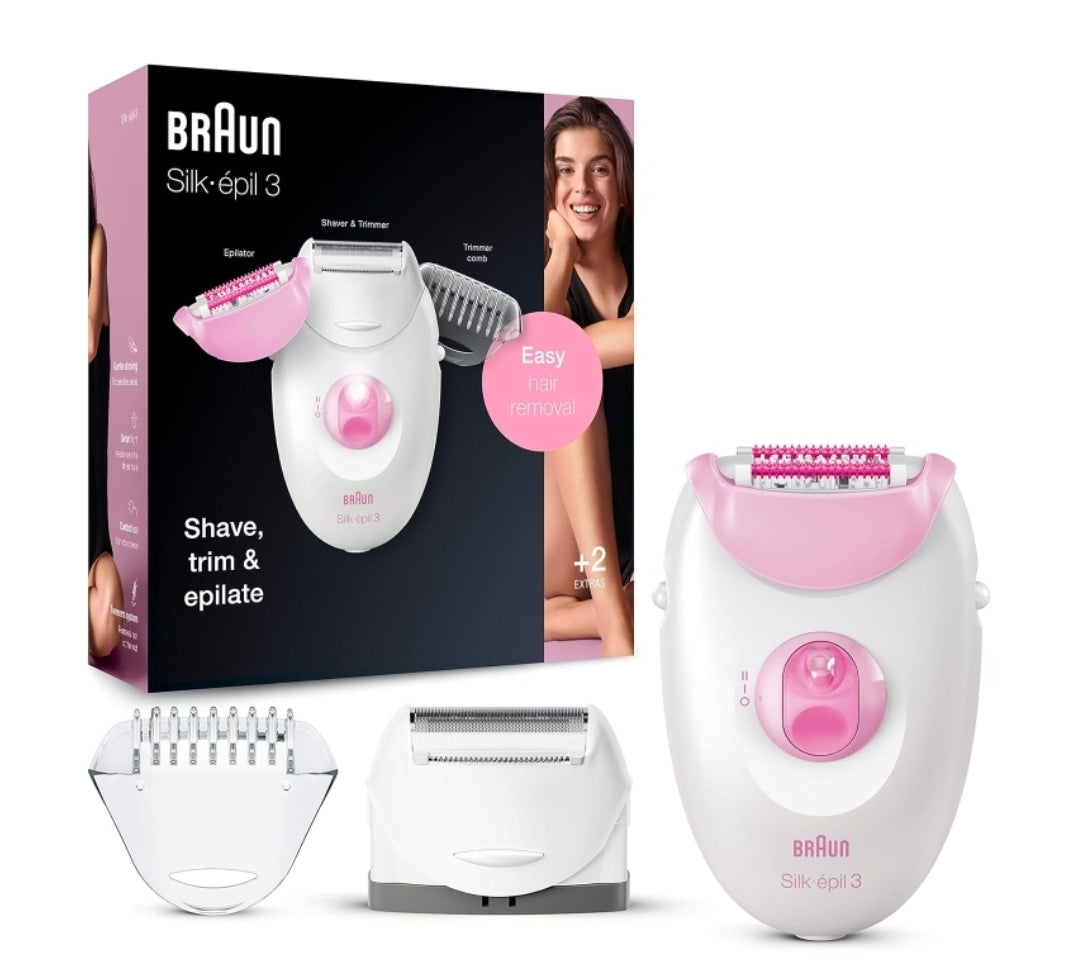 براون SE3-270 - آلة إزالة الشعر صنع في ألمانيا