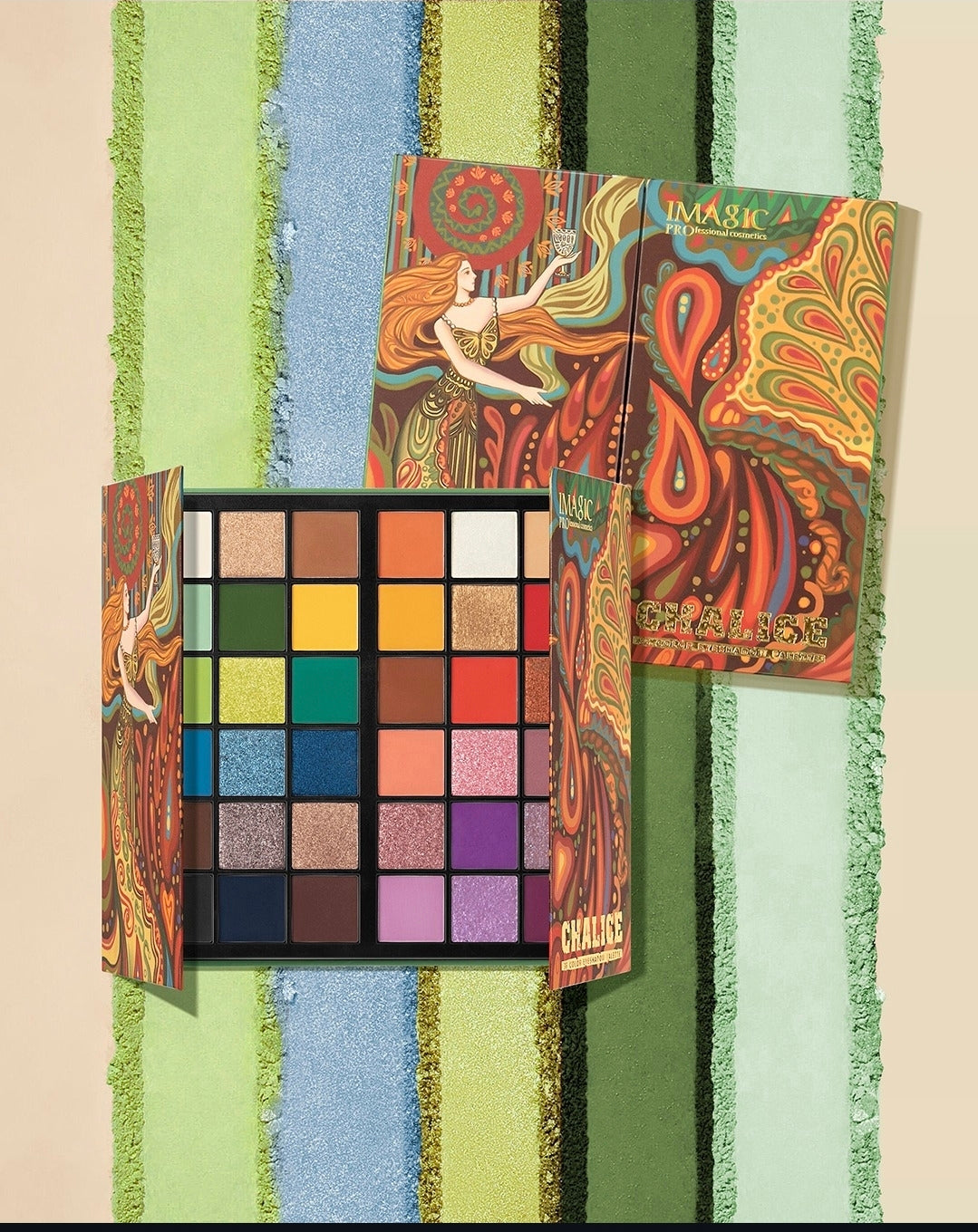 بالیت ظلال عيون ايماجيك برو تشاليس من كوسلوكس 36 لون، 30.8 غرام