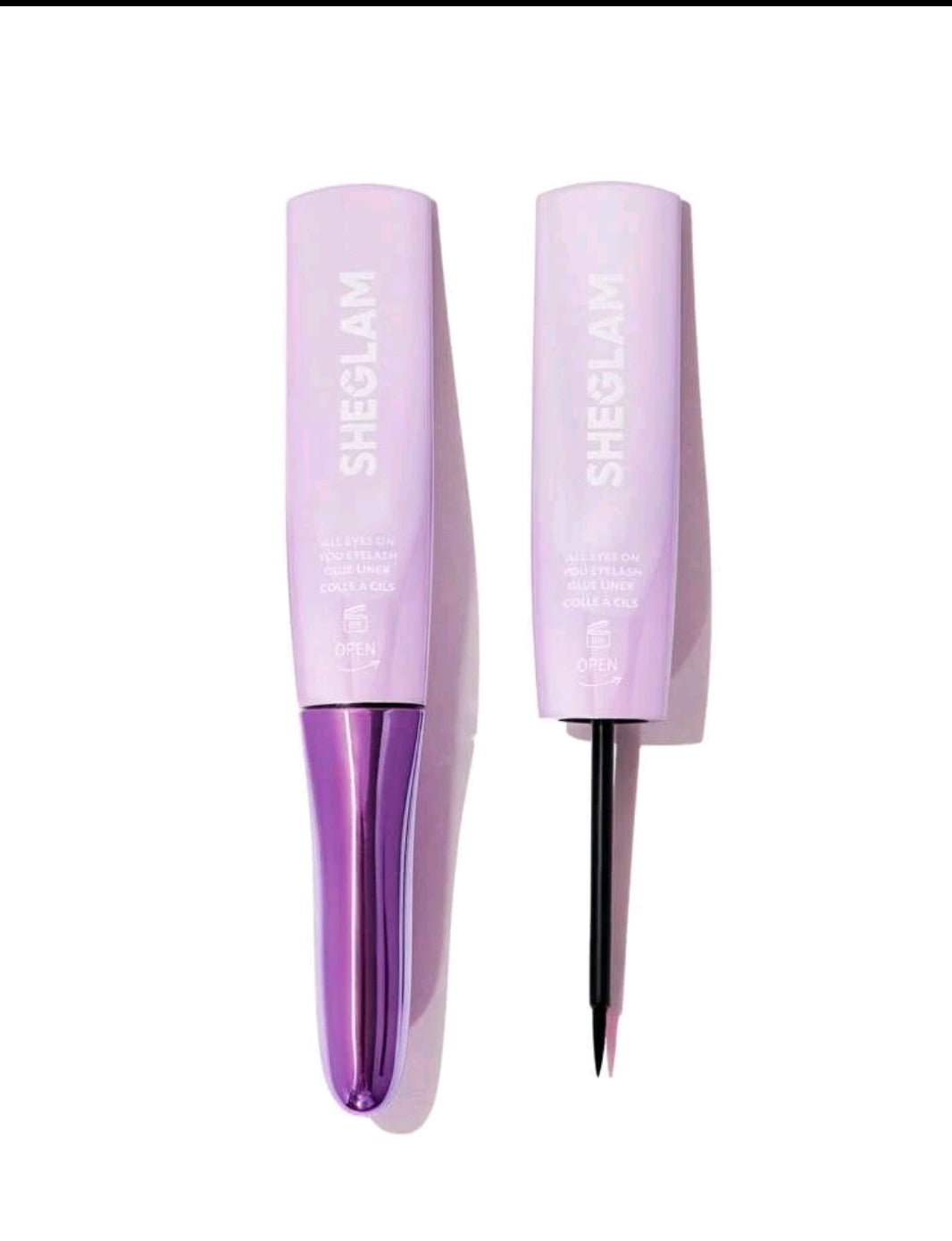 Sheglam eyeliner and eyelash glue,