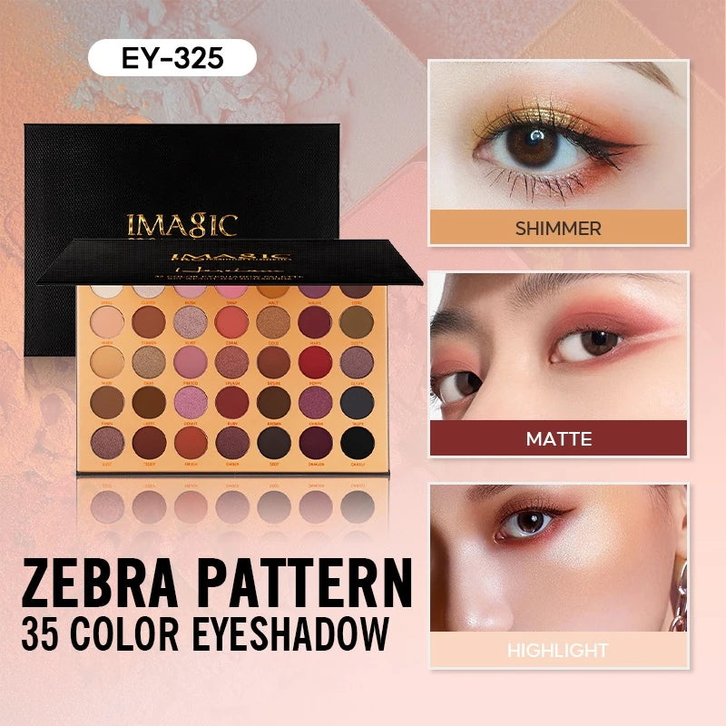 باليت ظلال عيون أنيقة باللون الأسود، 35