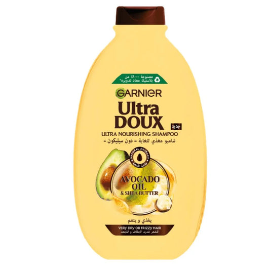 Garnier Ultra Doux Shampoo with Avocado Oil and Shea Butter - 400 ml