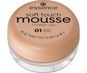 Essence Soft Touch Mousse foundation is a makeup product characterized by a light and delicate texture.