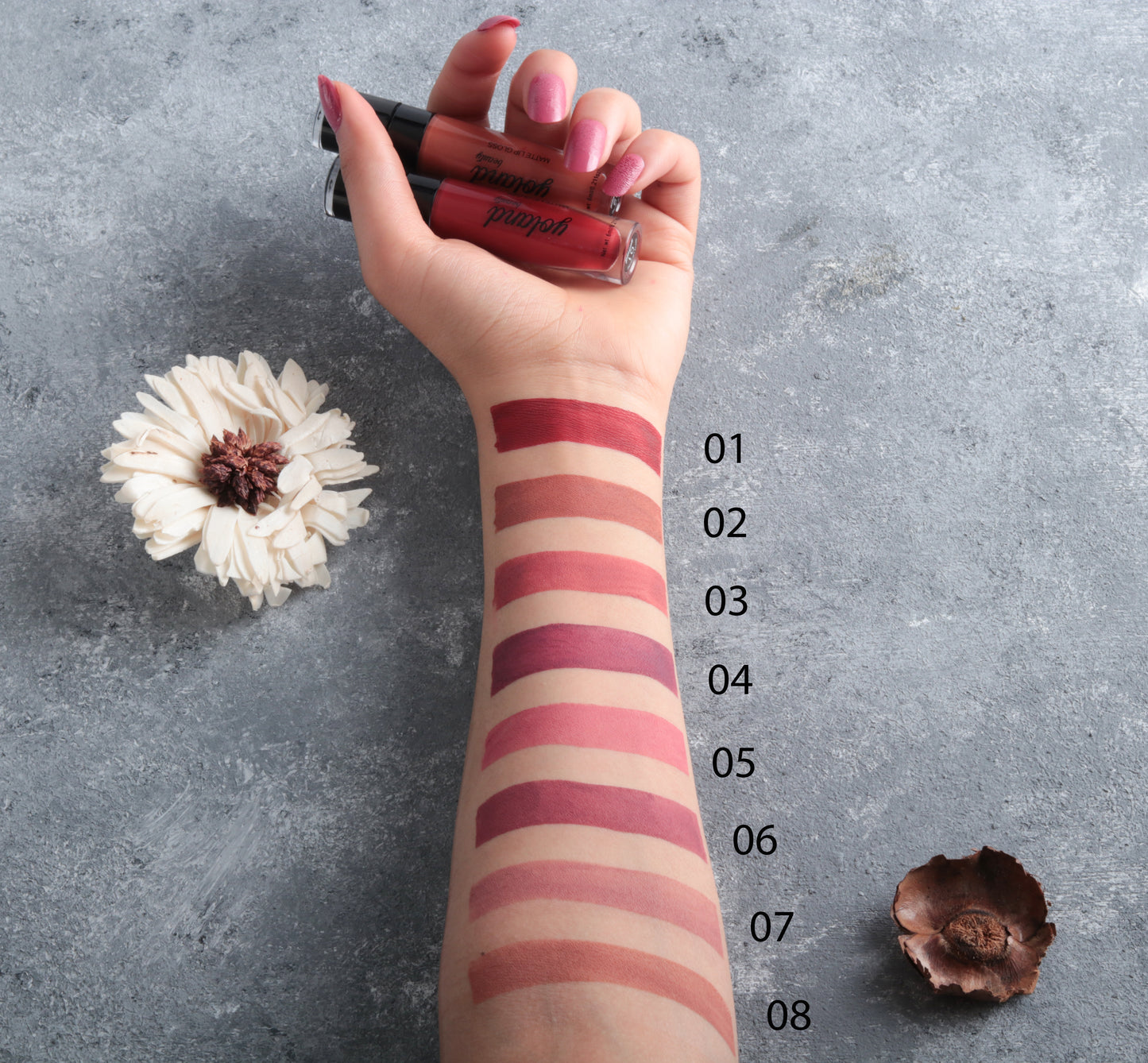 Yolande Beauty Liquid Gloss Lipstick, Shade 40