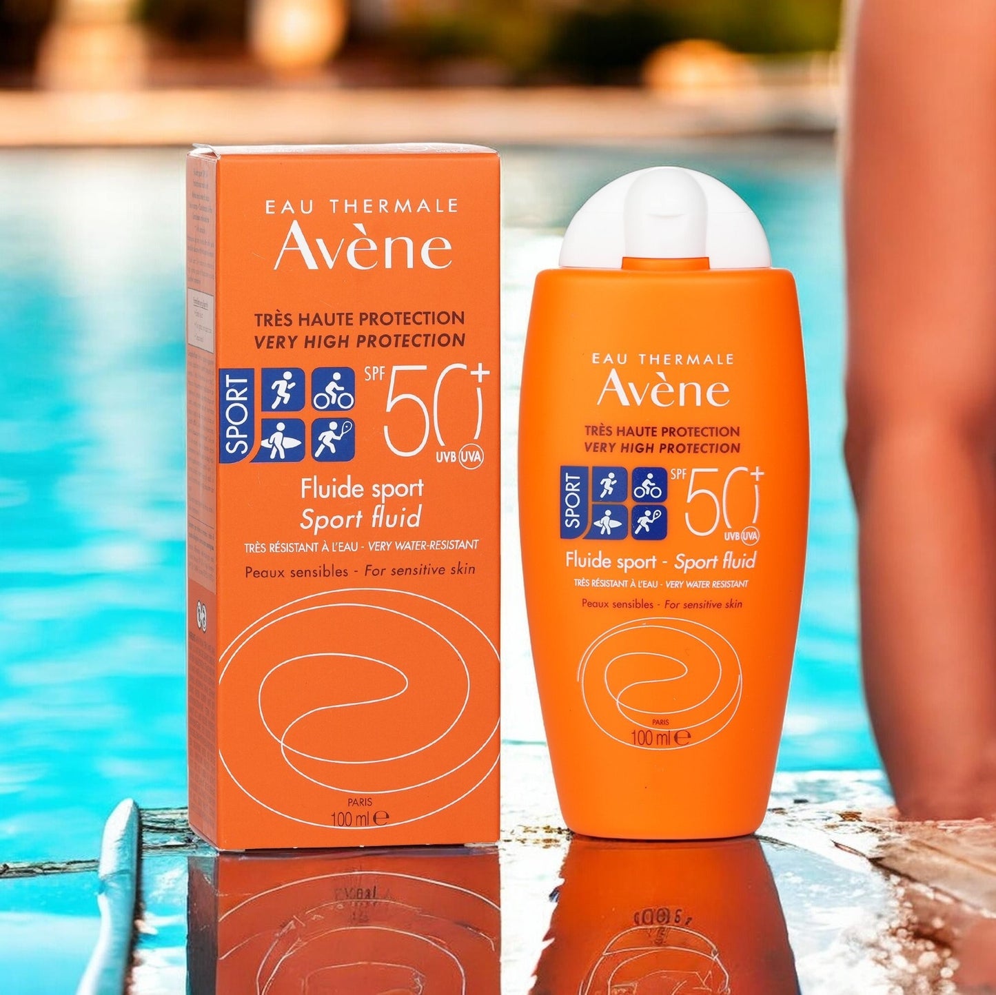 صن واقي شمس رياضي سائل عالي الحماية بعامل حماية SPF50+، 100