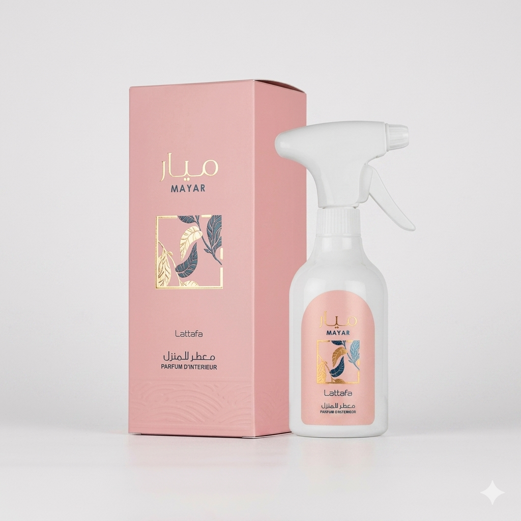 معطر الجو ميار (Mayar Room Spray) من إنتاج شركة لطافة (Lattafa)