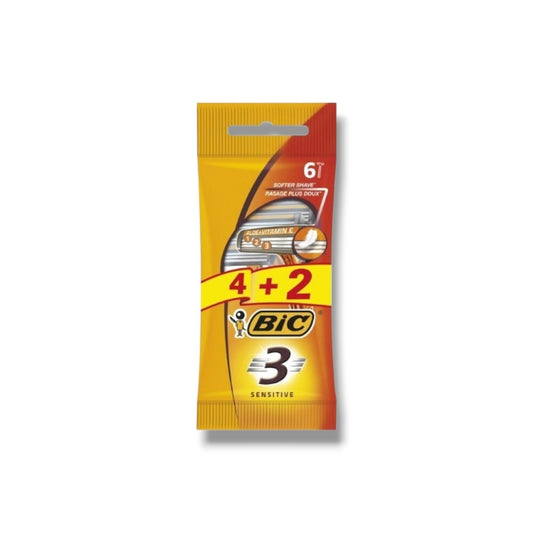 شفرات حلاقة من نوع BIC 3 Sensitive